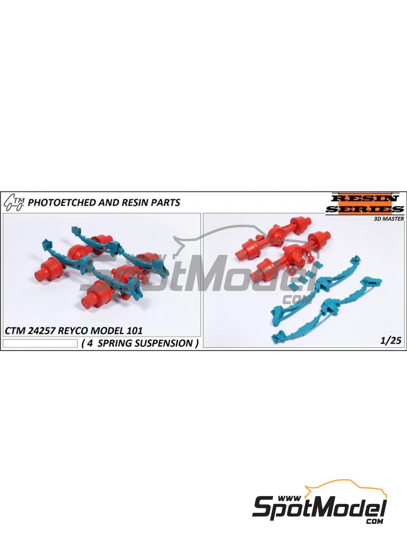 Czech Truck Model CTM24257: Detail up set 1/25 scale - Reyco